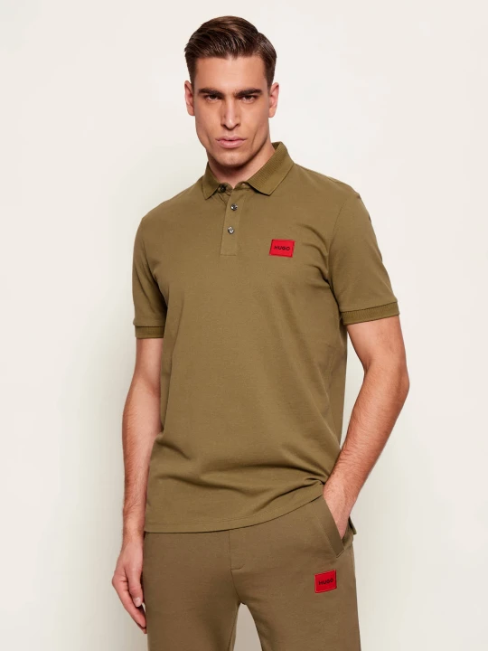 Zdjęcie produktu HUGO Polo Dereso222 | Slim Fit khaki