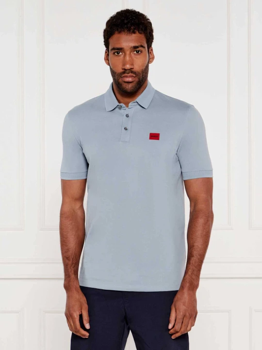 Zdjęcie produktu HUGO Polo Dereso232 | Slim Fit błękitny