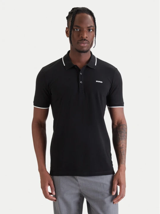 Zdjęcie produktu HUGO Polo Dinoso222 50467344 Czarny Slim Fit