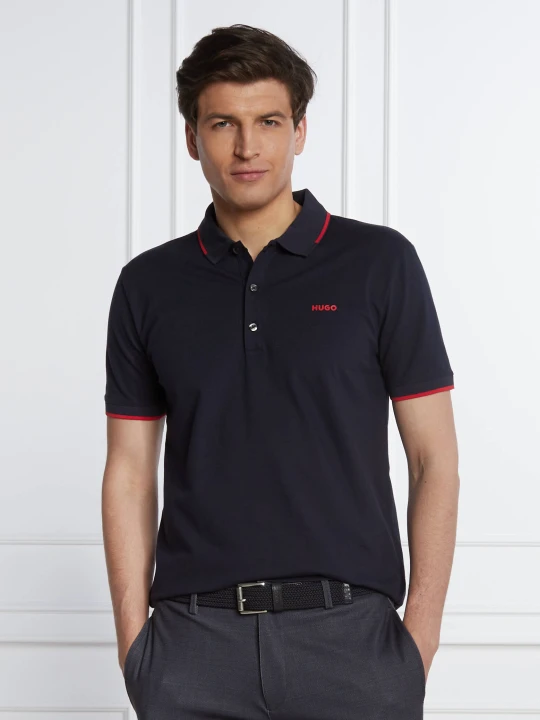Zdjęcie produktu HUGO Polo Dinoso222 | Slim Fit granatowy