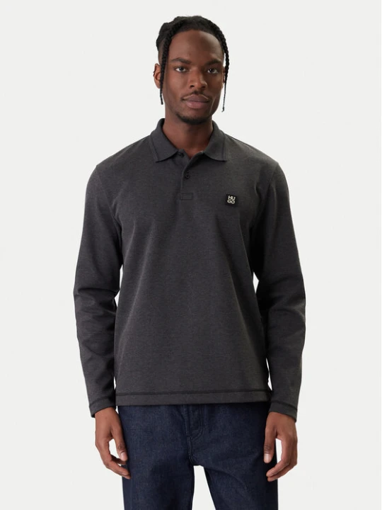 Zdjęcie produktu HUGO Polo Dinote 50553441 Szary Relaxed Fit