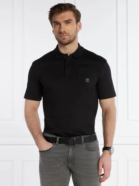 Zdjęcie produktu HUGO Polo Domer | Regular Fit czarny