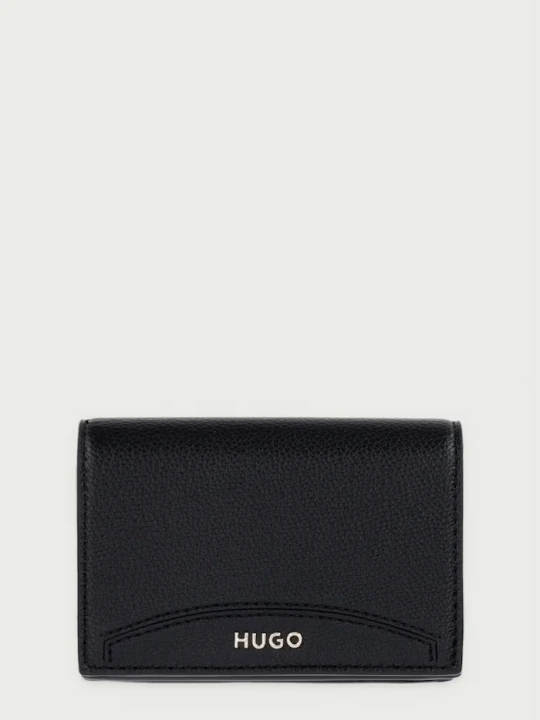 Zdjęcie produktu HUGO portfel damski z imitacji skóry Lucya_SM Wallet czarny