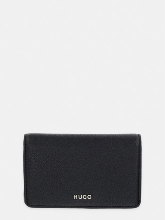 Zdjęcie produktu HUGO portfel damski z imitacji skóry Orin 2.0 SM Wallet czarny