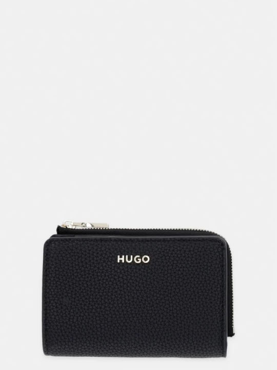 Zdjęcie produktu HUGO portfel damski z imitacji skóry Orin_Wallet Multi czarny