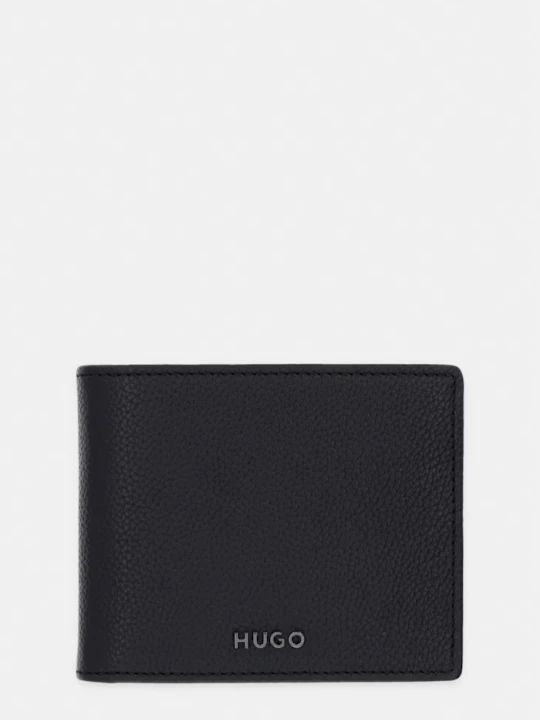 Zdjęcie produktu HUGO portfel męski skórzany HUKE_Trifold czarny