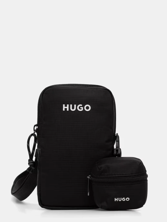 Zdjęcie produktu HUGO saszetka wodoodporna męska EVERETT PHONE HOLDER czarny