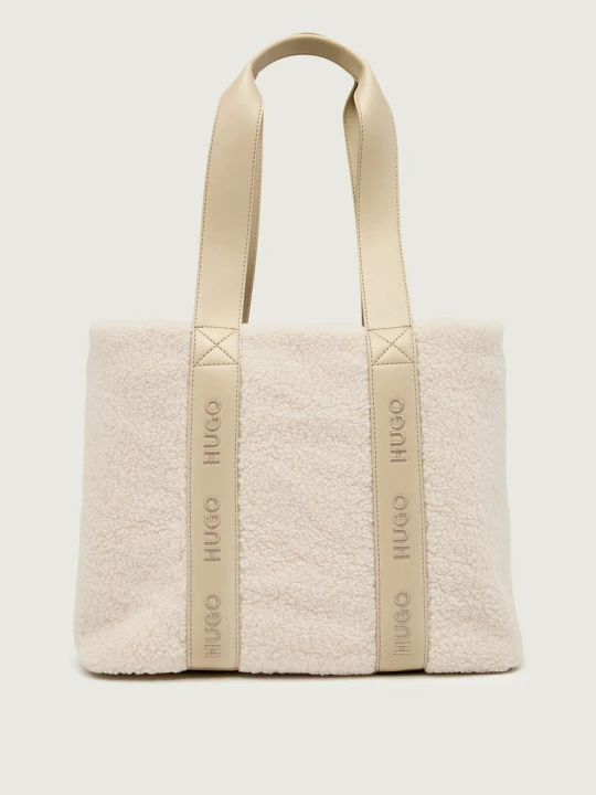 Zdjęcie produktu HUGO Shopperka Becky SH | shearling beżowy