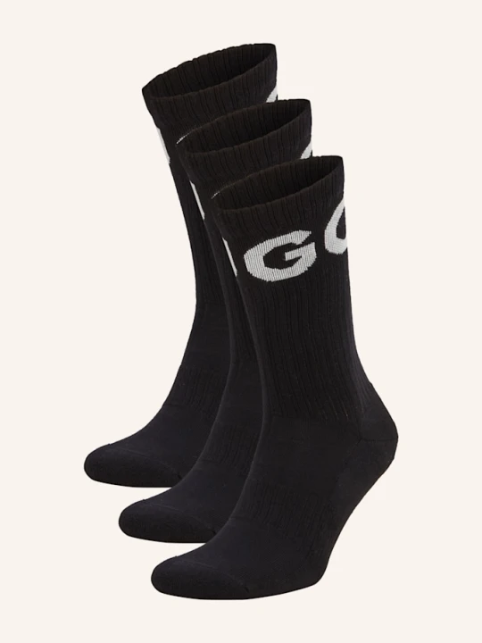 Zdjęcie produktu Hugo Skarpety, 3 Pary schwarz 001 BLACK
