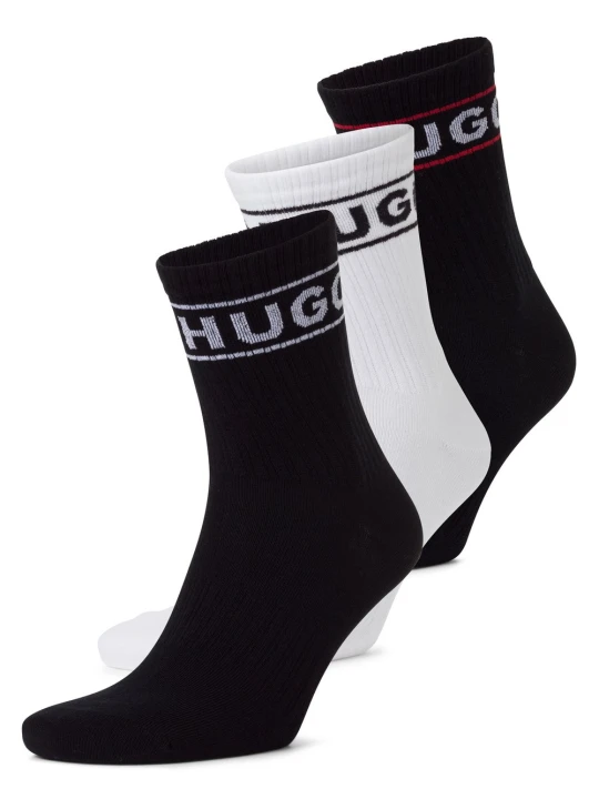 Zdjęcie produktu HUGO Skarpety w 3-paku - QSRIB Sporty Kobiety czarny | biały