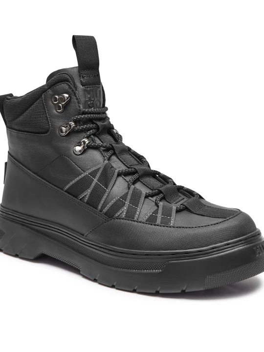 Zdjęcie produktu HUGO Skórzane buty trekkingowe Urian_hito_mxmt czarny