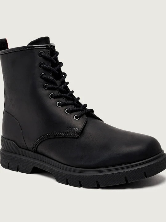 Zdjęcie produktu HUGO Skórzane buty wysokie Ryan_halb_pp czarny