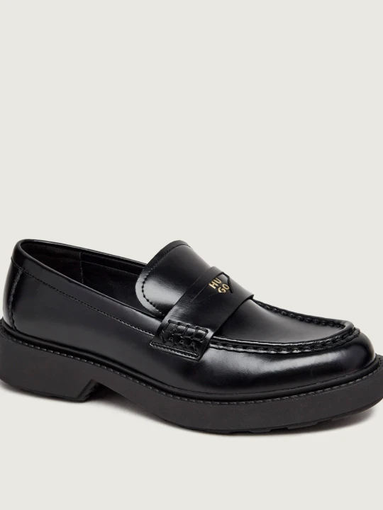 Zdjęcie produktu HUGO Skórzane loafersy Angey_Mocc_aclt czarny