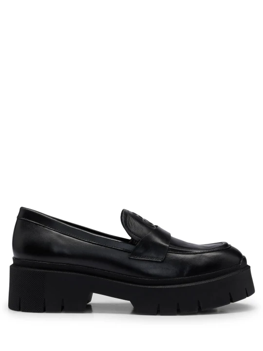 Zdjęcie produktu HUGO Skórzane loafersy Kris czarny