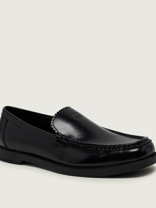 Zdjęcie produktu HUGO Skórzane loafersy Liora_Loafer_alt czarny