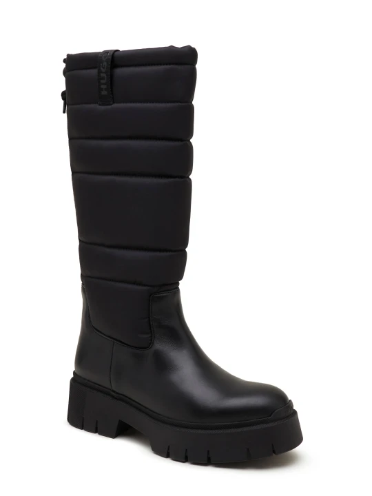 Zdjęcie produktu HUGO Skórzane oficerki Kris_Boot_NY czarny