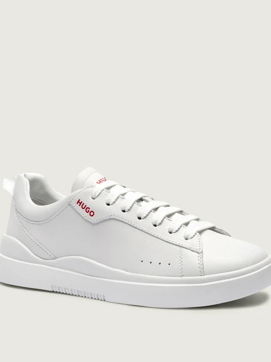 Zdjęcie produktu HUGO Skórzane sneakersy Blake_Tenn_ltW_N biały