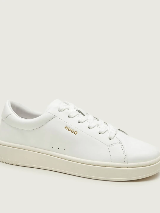Zdjęcie produktu HUGO Skórzane sneakersy Neston_tenn_lt biały