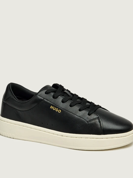 Zdjęcie produktu HUGO Skórzane sneakersy Neston_tenn_lt czarny
