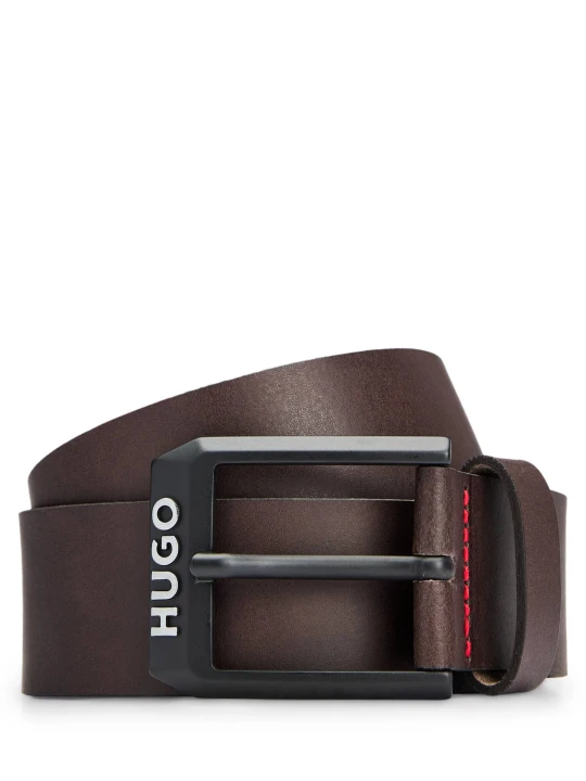 Zdjęcie produktu HUGO Skórzany pasek Gelio-B_Sz40 brązowy