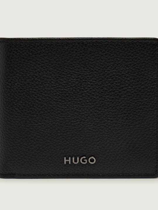 Zdjęcie produktu HUGO Skórzany portfel Huke_4cc Coin czarny