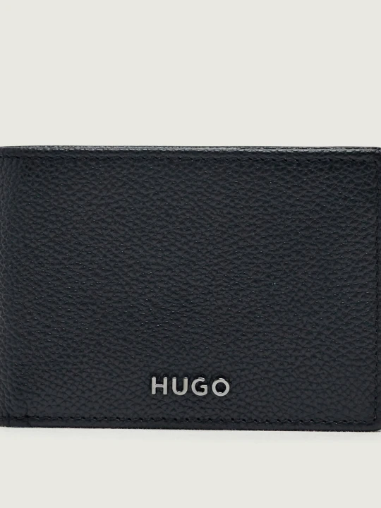 Zdjęcie produktu HUGO Skórzany portfel Huke_6cc czarny