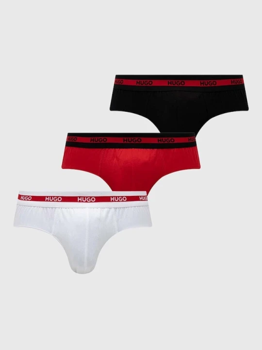 Zdjęcie produktu HUGO slipy 3-pack HIPBR TRIPLET PLANET czerwony