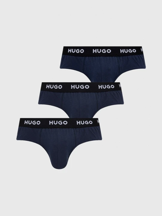 Zdjęcie produktu HUGO slipy (3-pack) HIPBRIEF TRIPLETPACK granatowy