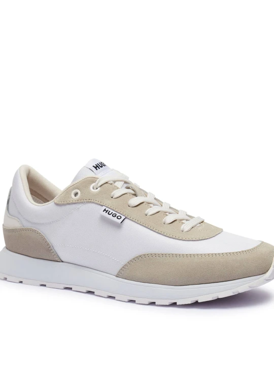Zdjęcie produktu HUGO Sneakersy Icelin_Runn_rnsd | z dodatkiem skóry biały