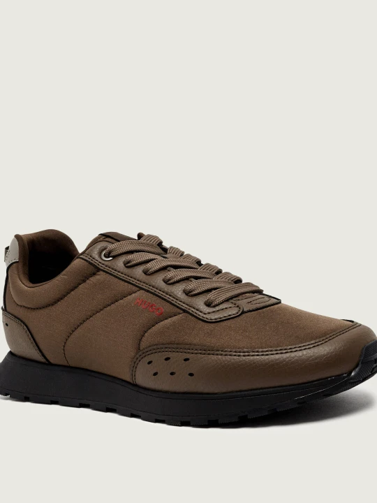 Zdjęcie produktu HUGO Sneakersy Icelin_runn_wknypu brązowy