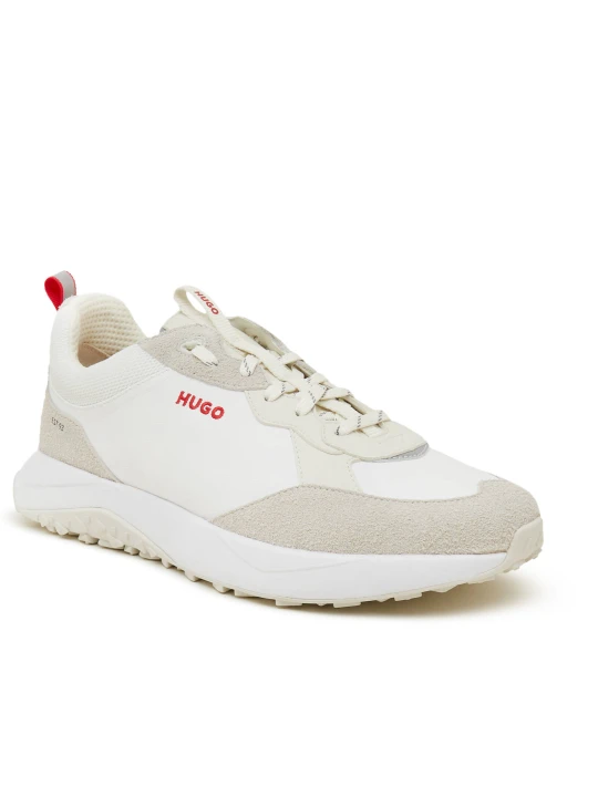 Zdjęcie produktu HUGO Sneakersy Kane_Runn_cdcv | z dodatkiem skóry biały