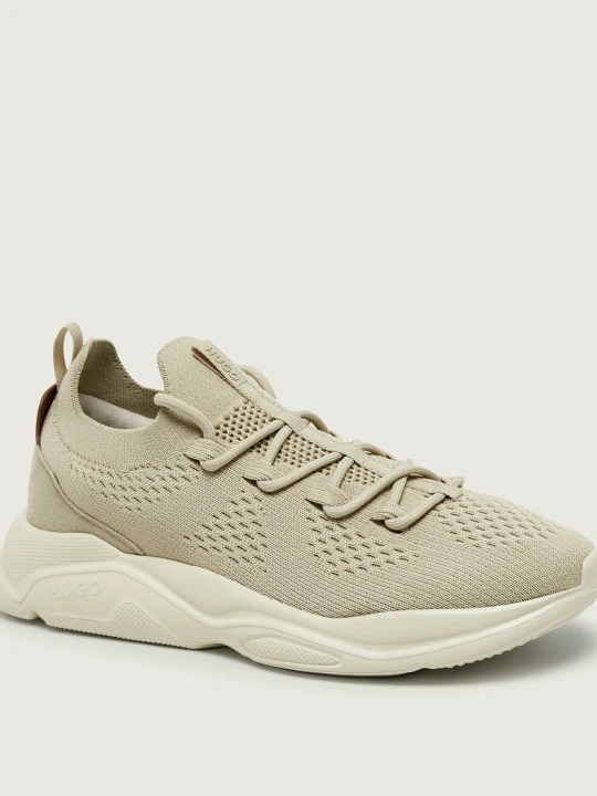 Zdjęcie produktu HUGO Sneakersy Leon_runn_knmf beżowy