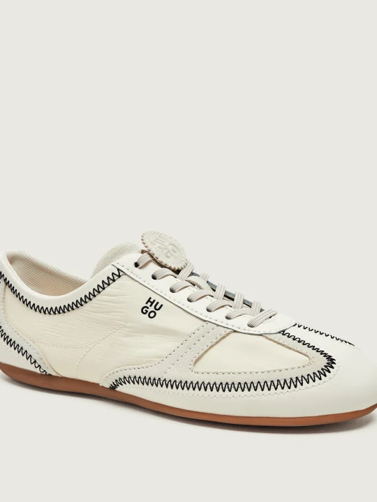 Zdjęcie produktu HUGO Sneakersy Mystie_Lowp_nyaltel | zamsz ecru