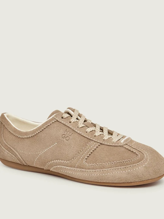 Zdjęcie produktu HUGO Sneakersy Mystie_Lowp_sd | zamsz beżowy