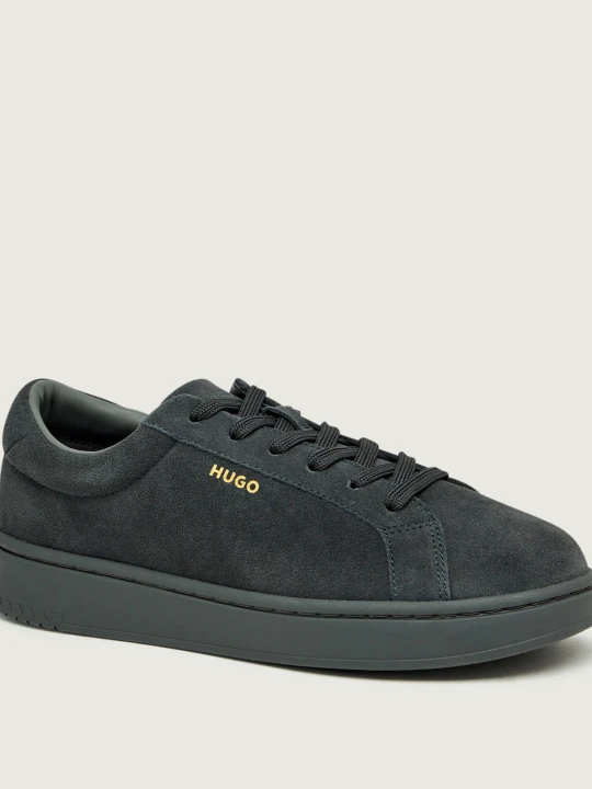 Zdjęcie produktu HUGO Sneakersy Neston_tenn_sd | zamsz grafitowy