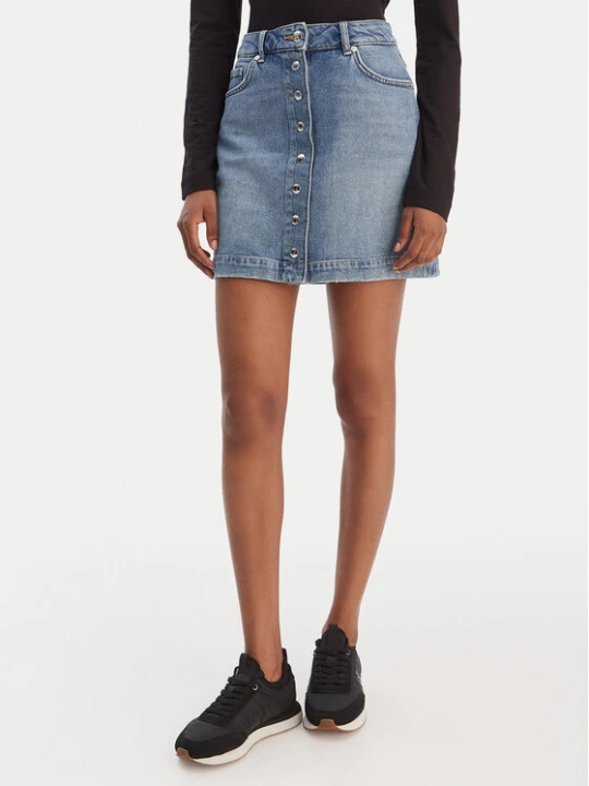 Zdjęcie produktu HUGO Spódnica jeansowa Gilvie 50553182 Niebieski Regular Fit