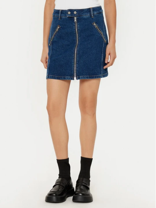 Zdjęcie produktu HUGO Spódnica jeansowa mini Gavade 50530320 Niebieski Slim Fit