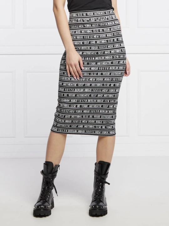 Zdjęcie produktu HUGO Spódnica Nadyenka | high waist czarny