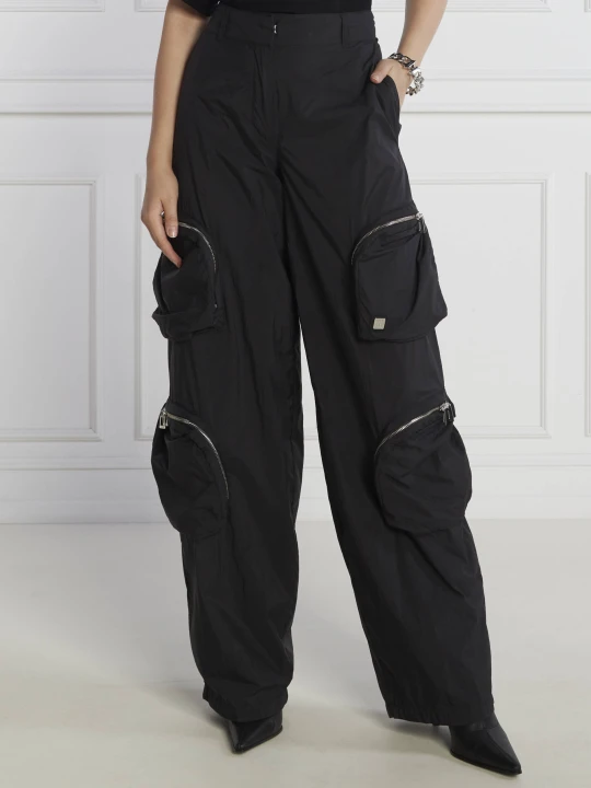 Zdjęcie produktu HUGO Spodnie cargo Harameri-1 | Loose fit czarny