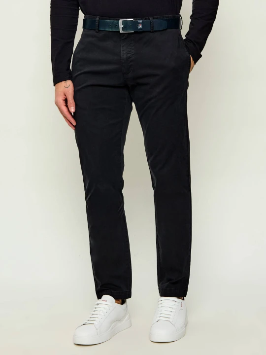 Zdjęcie produktu HUGO Spodnie chino David222D | Slim Fit czarny