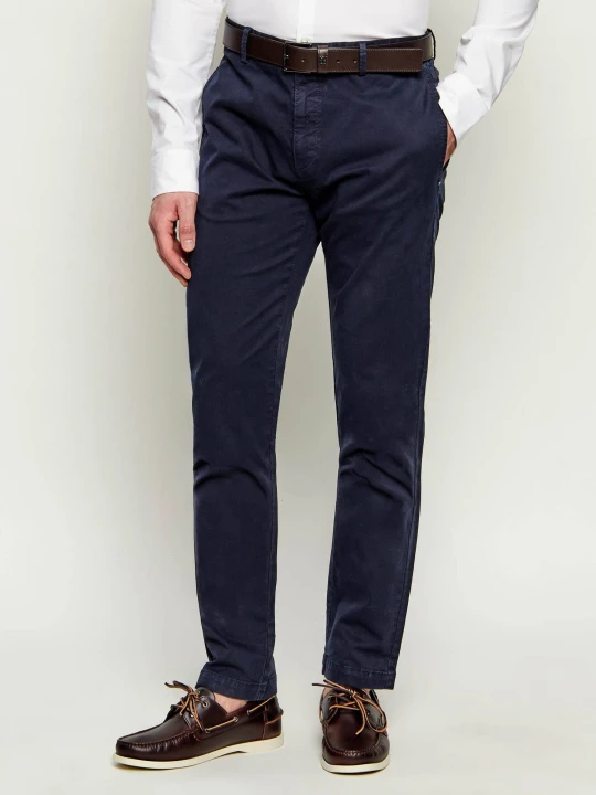 Zdjęcie produktu HUGO Spodnie chino David222D | Slim Fit granatowy