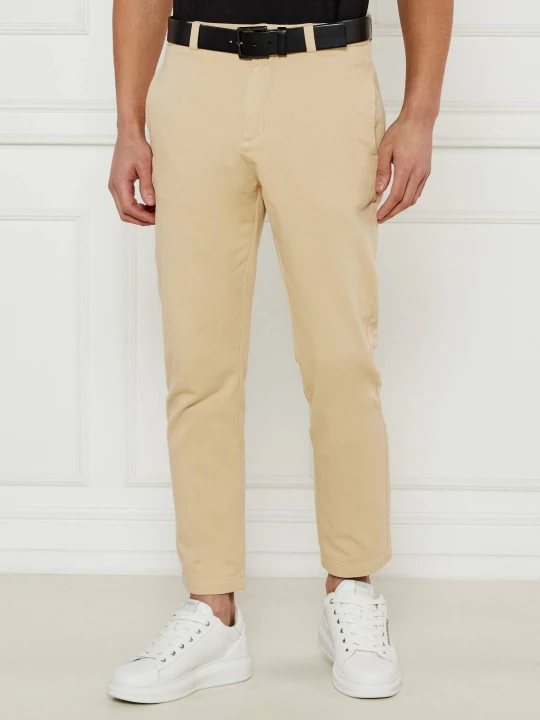 Zdjęcie produktu HUGO Spodnie chino David251D | Slim Fit beżowy