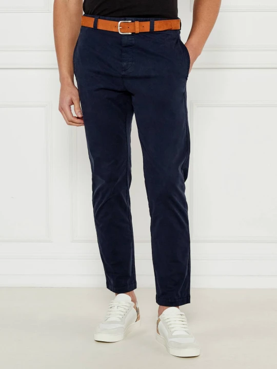 Zdjęcie produktu HUGO Spodnie chino David251D | Slim Fit granatowy