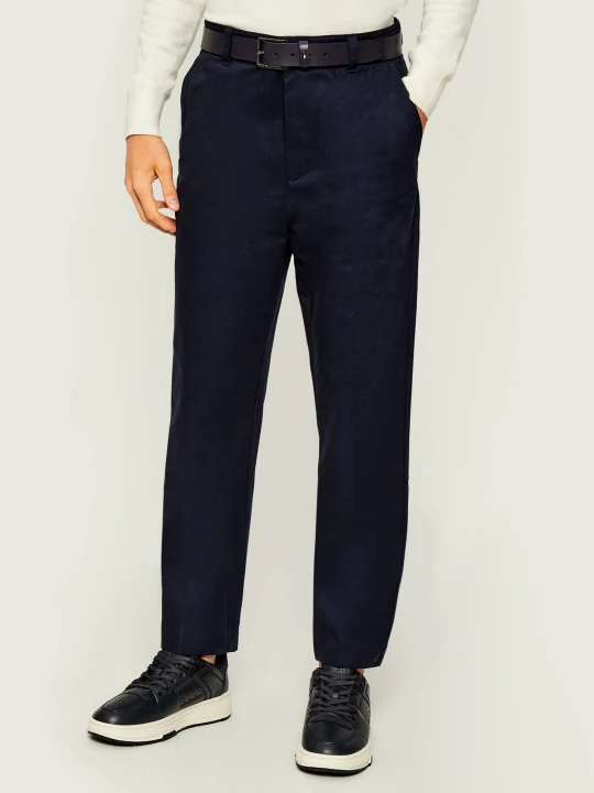 Zdjęcie produktu HUGO Spodnie chino Genar253 | Slim Fit granatowy