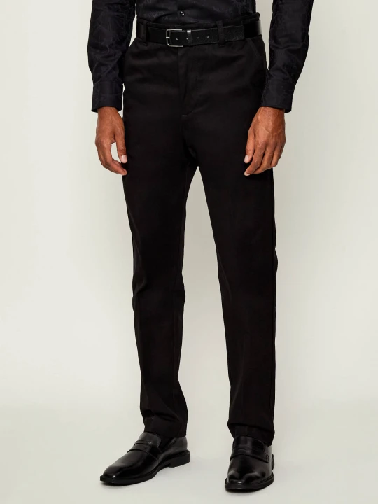 Zdjęcie produktu HUGO Spodnie chino Genar253 | Slim Fit czarny