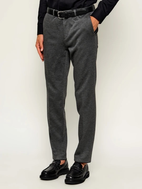 Zdjęcie produktu HUGO Spodnie chino Hesten263X-H | Extra slim fit | z dodatkiem wełny szary