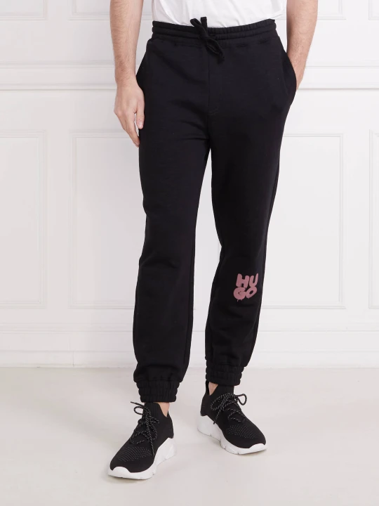 Zdjęcie produktu HUGO Spodnie dresowe Dajama | Regular Fit czarny