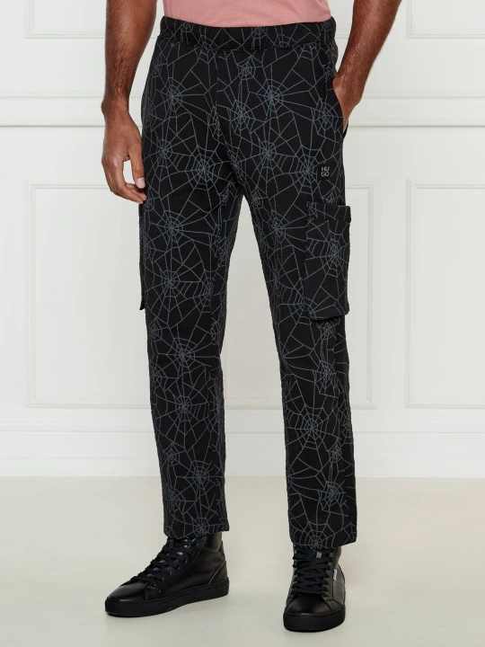 Zdjęcie produktu HUGO Spodnie dresowe Dawebpant 10267272 01 | Regular Fit czarny