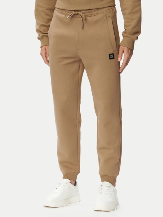 Zdjęcie produktu HUGO Spodnie dresowe Dimacs 50533695 Beżowy Relaxed Fit