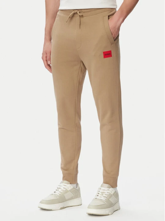 Zdjęcie produktu HUGO Spodnie dresowe Doak212 50447963 Beżowy Regular Fit